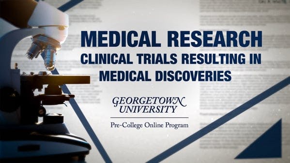 Video preview for Medical Research: Georgetown University Pre-College Online Program