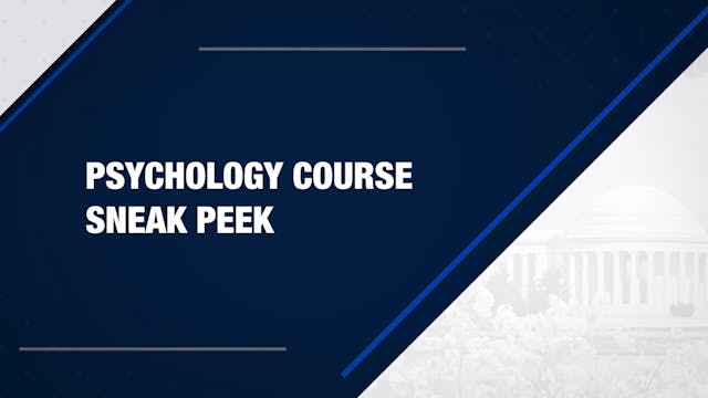 Video preview for Georgetown | Psychology | Course Sample